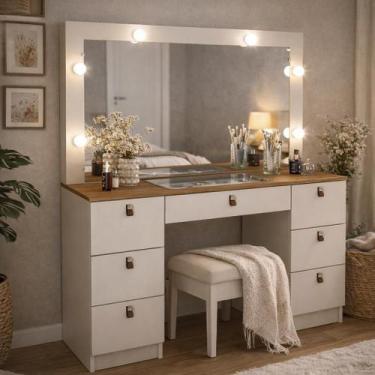 Imagem de Penteadeira Camarim com Espelho França Yescasa