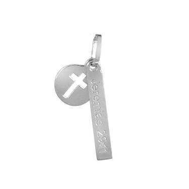 Imagem de Pingente Versículo Personalizado Coleção Religiosos Prata 925 - Sam Jo