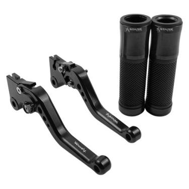 Imagem de Kit Manopla Manete Esportivo Honda Pop 100 110 110i - Stark Race, Pret