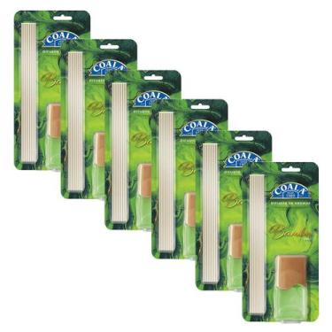 Imagem de 6 Aromatizador Ambiente Difusor de Aromas Coala Bambu 100ml - Coala Es