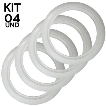 Imagem de Jogo Com 04 Faixas Brancas Para Pneus Aro 15 - Larga - PNEUCENTER 