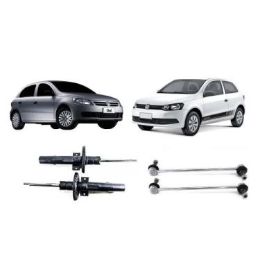 Imagem de Amortecedor + Bieleta Gol G5 G6 I Motion Total Flex Dianteiro 2008 Até