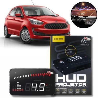 Imagem de Velocimetro Digital Conta Giro Parabrisa Ford Ka 2015 adiante - Code b
