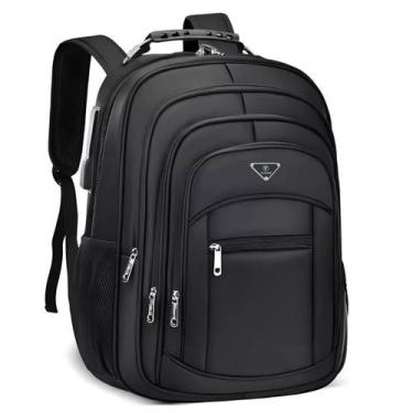 Imagem de Mochila Executiva Notebook Impermeável Reforçada Senha Antifurto Facul