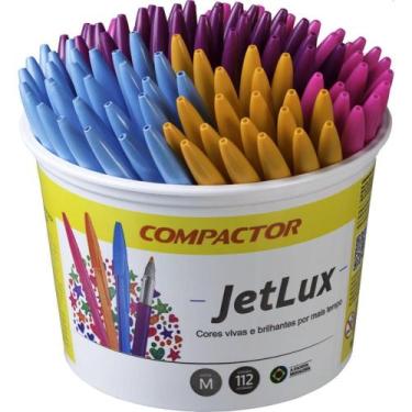 Imagem de Caneta Esferografica JET LUX Sortida (LR/RX/AZ/RS) POTE-112 - Compacto