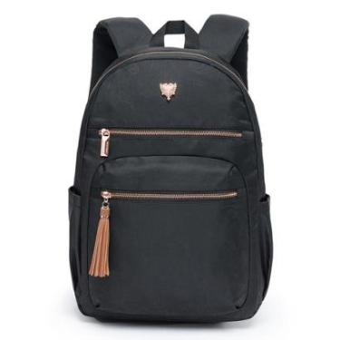 Imagem de Mochila Cavalera Escolar Faculdade Trabalho Notebook Reforçada Juvenil 18 Litros-Feminino