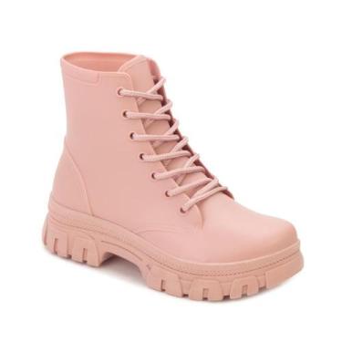 Imagem de Bota Coturno LueLua Infantil LE22-110, 31/32, Rosa, Rosê