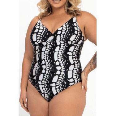 Imagem de Maiô Classic com Bojo Estampado 2B Banho de Mar - Tamanhos 44 e 48, 44
