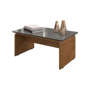 Imagem de Mesa de Centro Sala de Estar Lilibeth - Loja DoceLar, Titanium/Natural