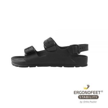 Imagem de Sandalia Ortopedica Ergonofeet Stability, Cinza, 43