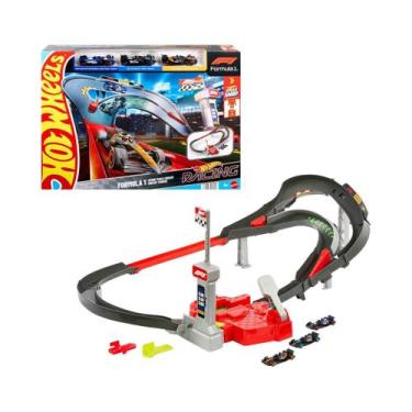 Imagem de Pista Hot Wheels Racing F1 Circuito de Corrida C/ 3 Veículos