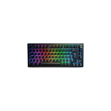 Imagem de Teclado Sem Fio Mecânico Gamer Husky Nomadic, RGB, Switch Gateron G Pro Red, Bluetooth, ABNT2, Preto - HTG800PTVR