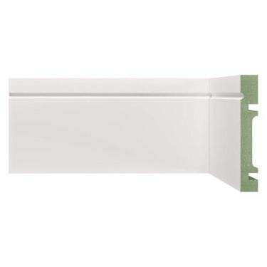 Imagem de Rodapé MDF Frisado 10CMX2,40m 1003 Moldufama Kit 96m