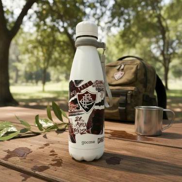 Imagem de Garrafa Térmica Fluminense Gocase Fluzão Urban Quente E Frio 500ml, Fl