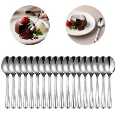Imagem de Conjunto de 18 Colheres De Chá 15cm Continental Inox - Fratelli