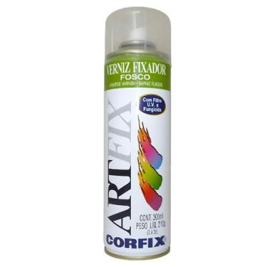 Imagem de Verniz Spray Fixador Fosco Artfix Corfix 300ml Filtro Uv