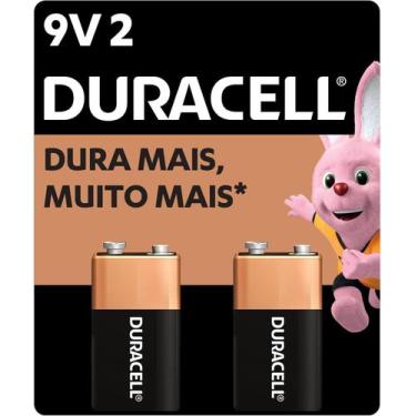 Imagem de Duracell Bateria Alcalina 9V Com 2 Unidades  Ideal para Detectores de 