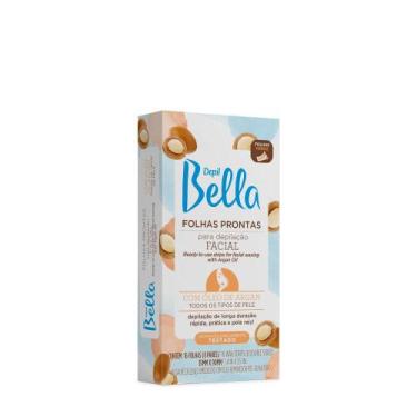 Imagem de Folhas Prontas Para Depilação Facial Com Óleo de Argan Depil Bella 16 