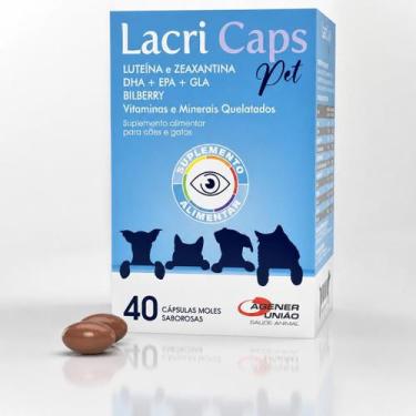 Imagem de Lacri Caps Pet 40 Cápsulas Agener Suplemento para Saúde Ocular de Cães