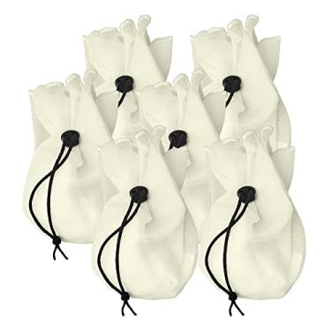 Imagem de Kit 6 Coador PP Voal Pérola Leites Vegetais Suco Verde Kefir