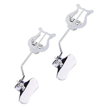 Imagem de 2 Unidades Suporte Para Partituras De Trombone Clipes De Livros De Música De Metal Clipe De Suporte De Arquivo De Música Clipes De Livro De Música Porta-livros Ferro Notas Piano