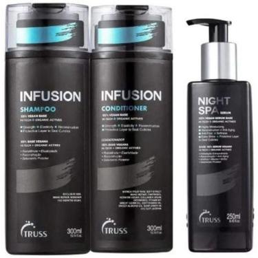 Imagem de Kit Truss  Infusion Shampoo 300ml + Condicionador 300ml + Night Spa Se