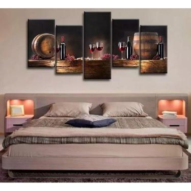 Imagem de Quadro Decorativo 129x63 Sala Cozinha Gourmet