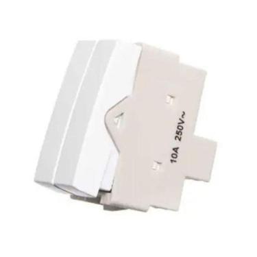 Imagem de Interruptor Duplo Simples 10A 250V Br Sleek
