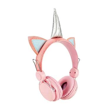 Imagem de Headphone Stereo Plug P2 Unicornio Allface Rosa