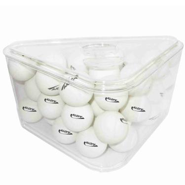 Imagem de Porta-Bolas Klopf para Tênis de Mesa 35080 Branca - 36 Unidades 