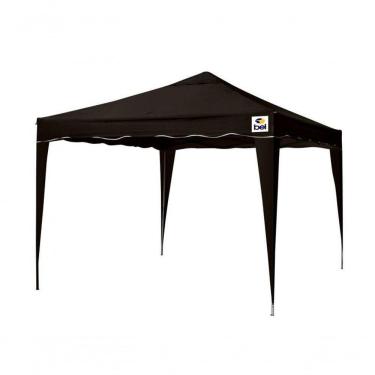 Imagem de Tenda Gazebo Dobrável Alum. 3,00 X 3,00 M Preto - Bel Lazer