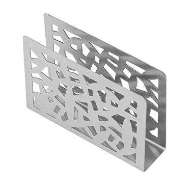 Imagem de Porta-guardanapo, organizador de lenços independente, porta-guardanapos de mesa de jantar, para cozinha, bancada, decoração de casa (prata)