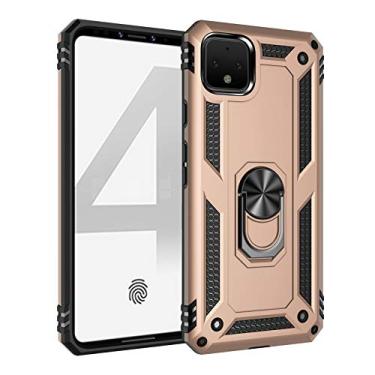 Imagem de For Google Pixel 4 Shockproof TPU + PC Protective Case with 360 Degree Rotating Holder
