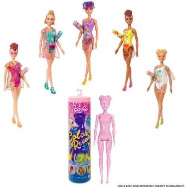 Imagem de Boneca Barbie  Color Reveal Areia E Sol 7 Surpresas Mattel