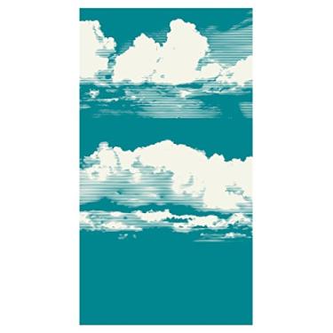 Imagem de Creative Converting Toalhas de papel padrão premium Adrift Cumulus 16 unidades/guardanapos grandes, azul/branco