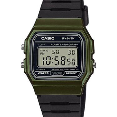 Imagem de Relógio Unissex Casio Vintage F91Wm 3Adf Verde Digital