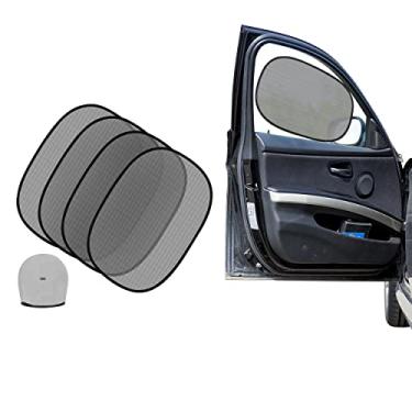 Imagem de Mr. Pen - Protetor solar de carro, pacote com 4, persiana de janela de carro para bebê, para-sol aderente para janela de carro, cortinas de carro para janelas laterais de bebê, guarda-sol para carro, persianas de janela de bebê para carro, sombra de carro de bebê