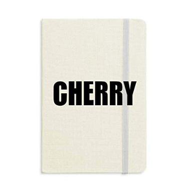 Imagem de Caderno de cor cereja capa dura clássico diário A5 presente