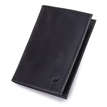 Imagem de Porta Documentos Slim Crlv/rg/cartões/cédulas Couro Legítimo (Preto)