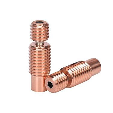 Imagem de MOOKEENONE Impressora 3D de liga de 1,75 mm V6 Heatbreak Throat M6 M7 Thread