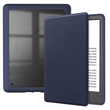 Imagem de Capa transparente de acrílico para Kindle Paperwhite 11ª geração e edição de assinatura, número do modelo: M2L3EK / M2L4EK. Capa de eBook transparente com função de despertar e dormir automática