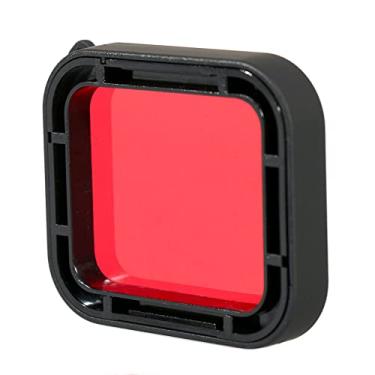 Imagem de MOOKEENONE 1*30-65 feet Underwater Diving Camera Housing Case Red Lens Filter Protective Snap-On Design Cover for GoPro Hero 5 6