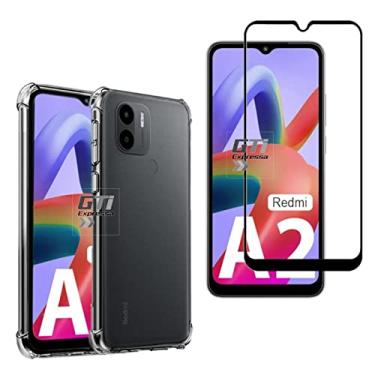Imagem de Kit Capa Anti Impacto e Película De Vidro Para Xiaomi Redmi A2