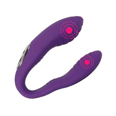 Imagem de Vibrador Feminino Em forma de U Com Controle Remoto 10 Veloidades Sexuais Estimulador Erótico e Clitóris Sexual