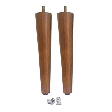 Imagem de Pé Palito Madeira Eucalipto 35cm Moveis + Bucha Americana (2)