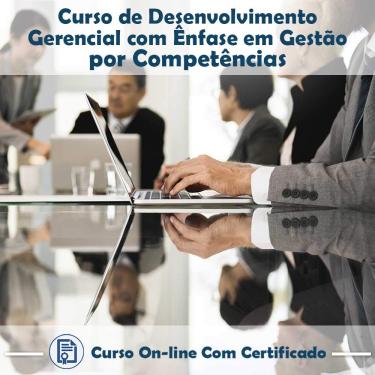 Imagem de Curso online em videoaula de Desenvolvimento Gerencial com Ênfase em Gestão por Competências com Certificado + 2 brindes