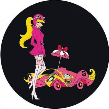 Imagem de Capa Personalizada para Estepe Ecosport Crossfox Penelope Charmosa Corrida Maluca CN1061