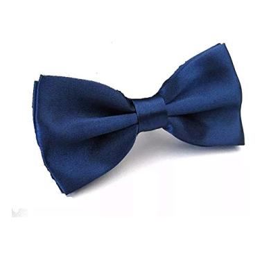 Imagem de Gravata Borboleta Com Regulador Adulto (Azul Marinho)