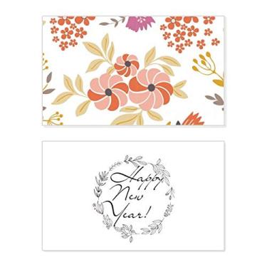 Imagem de Petal Flower Plant Paint New Year Festival Greeting Card Bless Message Gift
