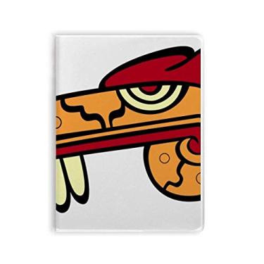 Imagem de Diário de capa macia com desenho de arte abstrata indiana com capa de goma